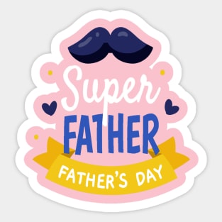 Supper father Sticker